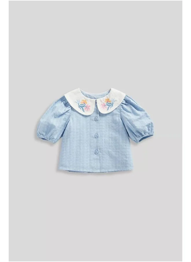 mothercare Embroidered Collar Blouse