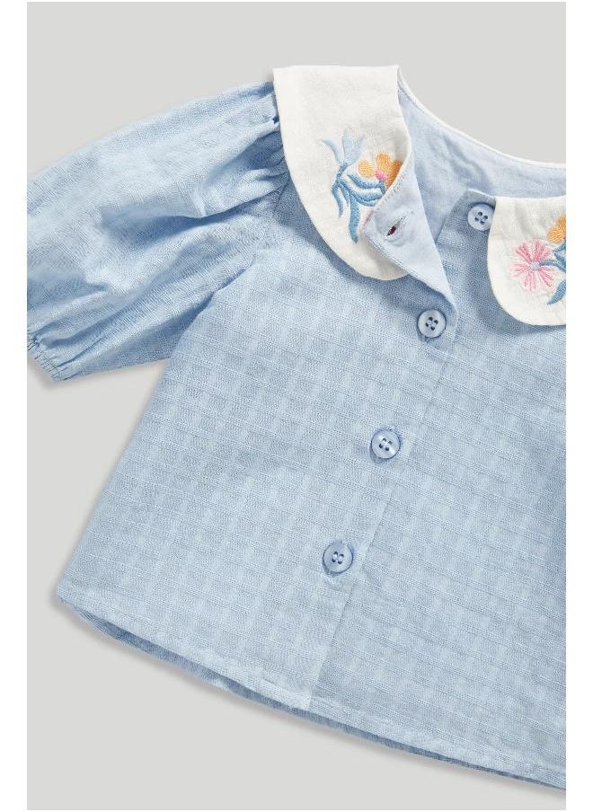 mothercare Embroidered Collar Blouse  - Image 2