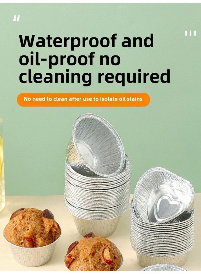 كوب للخبز على شكل بيضة للاستعمال مرة واحدة، كوب ورقي من القصدير، كوب بودنغ من رقائق الألومنيوم، مقلاة هوائية، وعاء ورق خاص من القصدير، حامل كعكة الأرز على البخار، المواصفات: 14081 موديل 3000 - Image 5