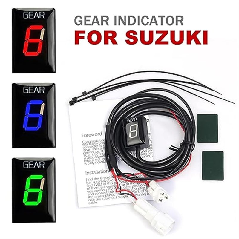 Wivplex Motorcycle Gear Indicator for GSXR Models - Image 4