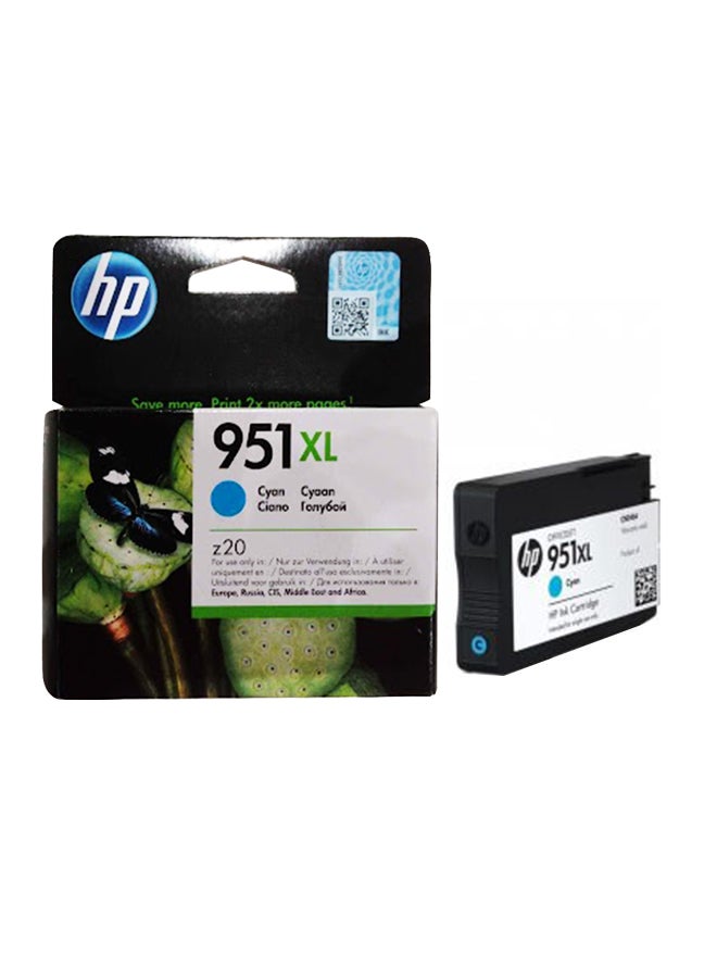 HP خرطوشة حبر أصلية 951XL طراز CN046AE أزرق سماوي - Image 1