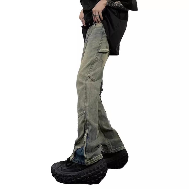 Unisex Classic Denim Jeans Loose Fit Daily Outdoor Wear - Image 5