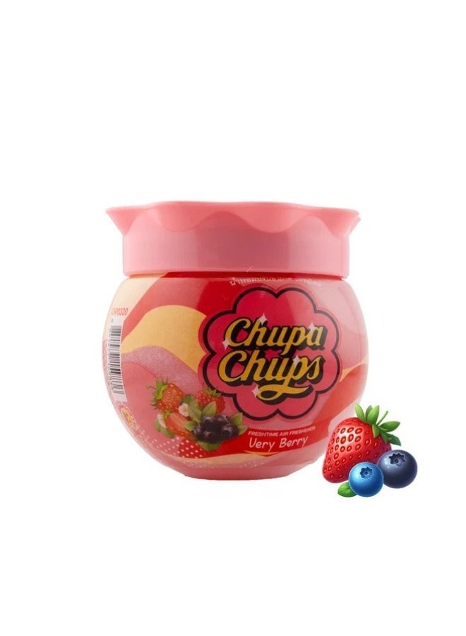 Chupa Chups Very Berry Air Freshener Gel 155g – Long Lasting Sweet Berry Fragrance for Car, Home & Office - Image 3
