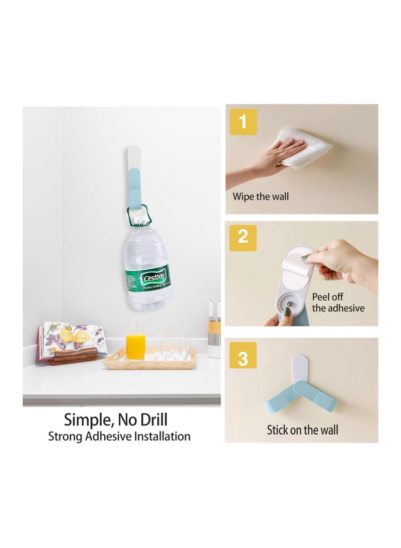 Bukela 3 Pack Pot Lid Organizer Inside Cabinet, No Drilling Adhesive Pot Lid Holder Storage for Under Cabinet Door Wall Mount, Adjustable Kitchen Cutting Board Pan Lid Organizers - Image 5