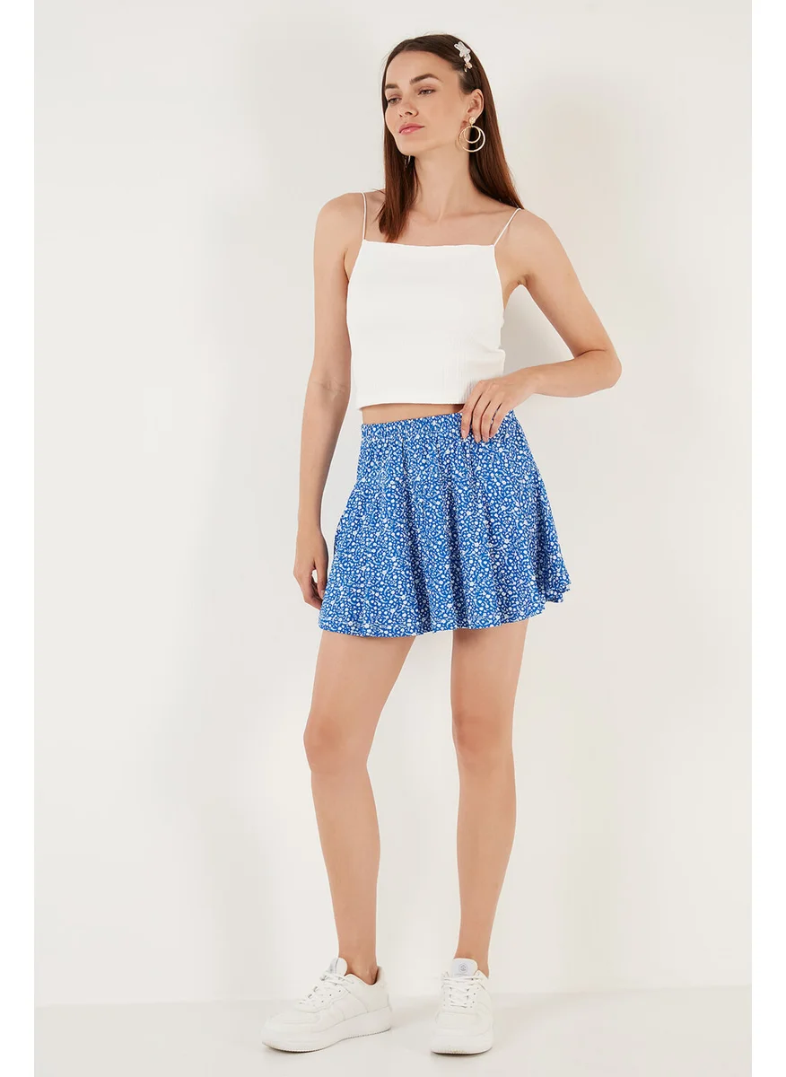 Lela Floral Elastic Waist Short Skirt Women's Skirt 5864024