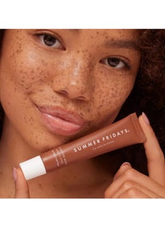 SUMMER FRIDAYS Tinted Lip Butter Balm - Conditioning Vegan Lip Balm for Instant Moisture, Shine & Hydration - Sheer-Tinted, Soothing Skincare - Iced Coffee (.5 Oz)  - Image 3