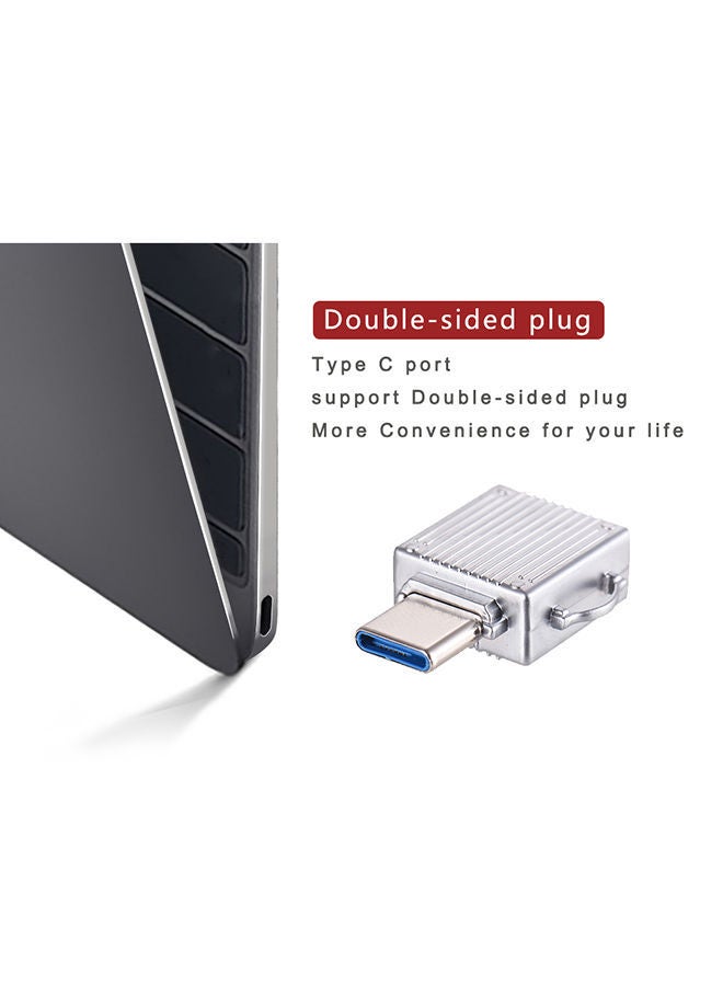 NIBEMINENT USB Type-C Converter Adapter Silver - Image 3