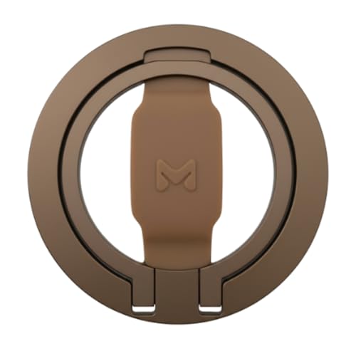 Mass Limber 2.0 Grip – Magnetic Phone Stand, Vertical & Horizontal Holder, Ergonomic Comfortable Grip, Slim Titanium Aluminum Design, Strong Magnetic Hold, Durable Build, Desert Titanium by Mass - Image 1