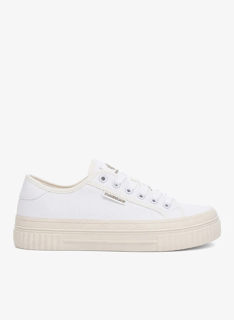 لامبرجاك Lumberjack Anya Women Sneakers White Denim – Lightweight Breathable Casual Shoes