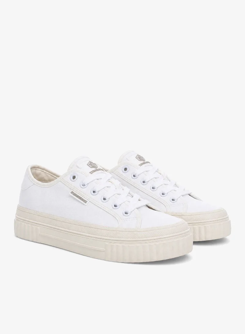 لامبرجاك Lumberjack Anya Women Sneakers White Denim – Lightweight Breathable Casual Shoes