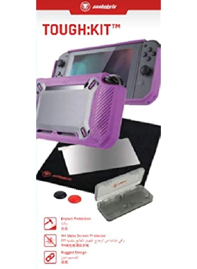 Snakebyte Switch Tough Kit For Nintendo Switch Strawberry Pink - Image 1