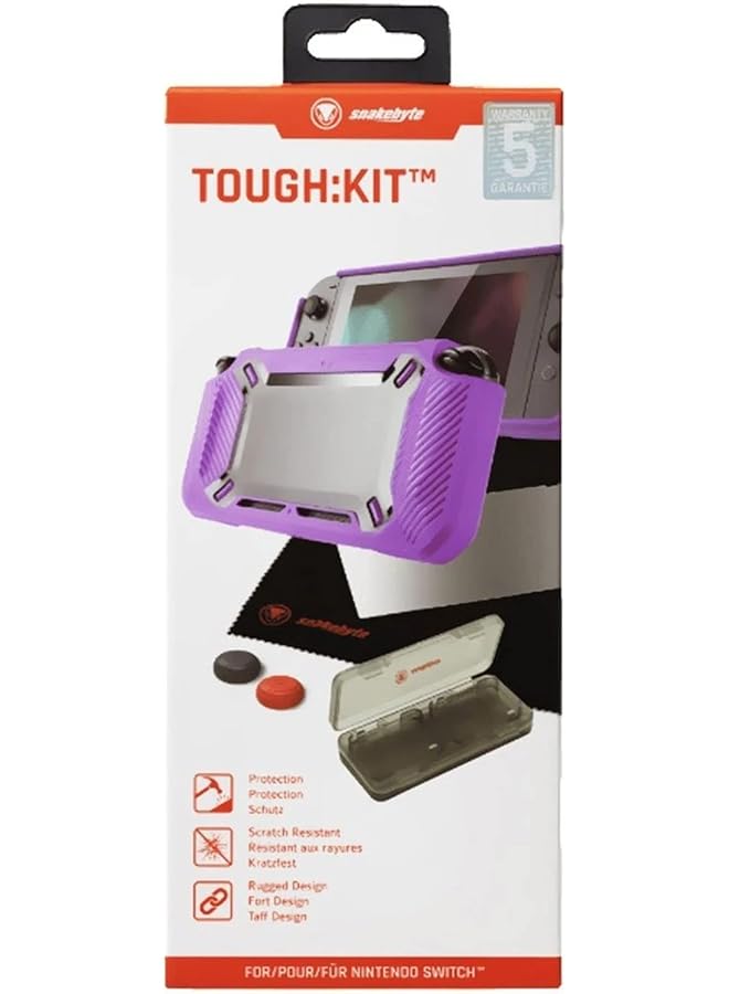 Snakebyte Switch Tough Kit For Nintendo Switch Strawberry Pink - Image 2