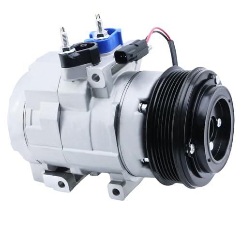 BDELI AC Compressor Compatible with 2007-2014 Ford Expedition, Lincoln Navigator, 2007-2014 Ford F-150, 2007-2009 Ford F-250, 2007-2010 F-250 F-350 F-450 F-550 Super Duty, 2007-2008 Lincoln Mark LT - Image 1