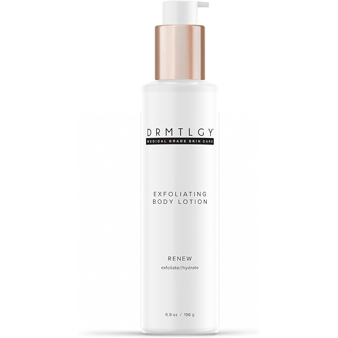 DRMTLGY Keratosis Pilaris Treatment Lactic Acid Skin Lotion. For Rough and Bumpy Skin, KP, Dry Skin, and Folliculitis. 12% Alpha Hydroxy Acid (AHA) Lotion. - Image 1