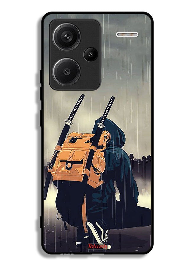 Tolwak Xiaomi Redmi Note 13 Pro Plus Protective Case Cover Sword Samurai Digital Art - Image 1