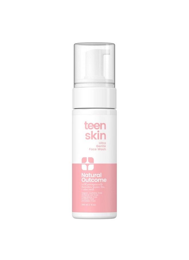 natural outcome Teen Skin Ultra Gentle Kids Face Wash : Daily Soothing Kid Facial Wash : Natural Nontoxic Ingredients : For Teens Preteens & Kids Looking To Prevent Acne : Fragrance Free : 5 Oz  - Image 1
