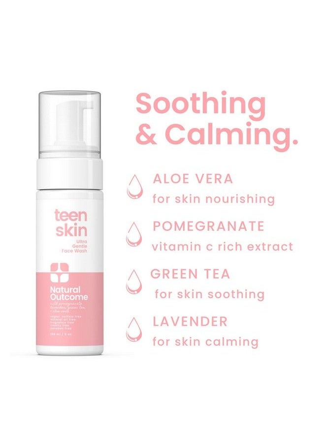natural outcome Teen Skin Ultra Gentle Kids Face Wash : Daily Soothing Kid Facial Wash : Natural Nontoxic Ingredients : For Teens Preteens & Kids Looking To Prevent Acne : Fragrance Free : 5 Oz  - Image 4