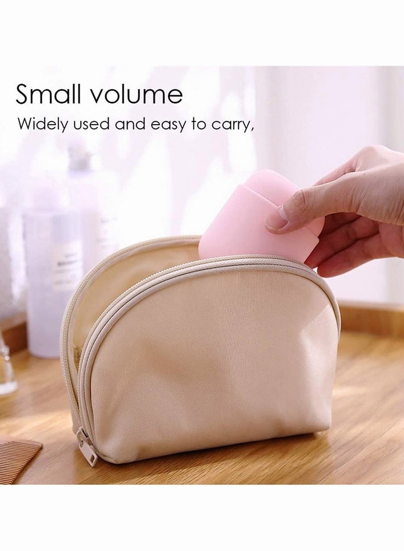 SYOSI 2 Pack Makeup Sponge Holder Pink Silicone Storage Case with Drying Beauty for Women Girl - Image 3