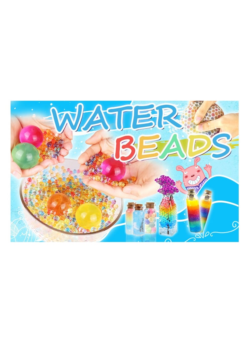 Cutie Cute - Water Beads Pack (30000 Small Water Beads /150 Large Jumbo Water beads/15 Balloons) Mixed Jelly Beads Water Gel Balls,Sensory Toys and Decoration - Image 1