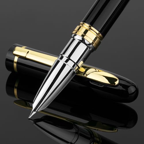 Mr. Pen- Luxury Fountain Pen, Fine Nib, Black Fountain Pens for Writing, Luxury Pen, Luxury Pens, Fountain Pens for Journaling, Luxury Fountain Pen, Fountain Pen Fine Nib, Mother's Day - Image 1