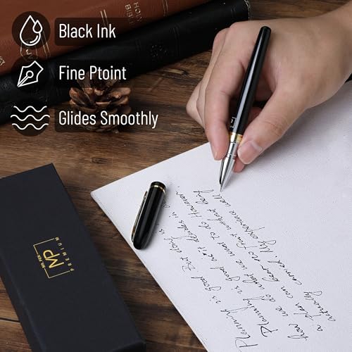 Mr. Pen- Luxury Fountain Pen, Fine Nib, Black Fountain Pens for Writing, Luxury Pen, Luxury Pens, Fountain Pens for Journaling, Luxury Fountain Pen, Fountain Pen Fine Nib, Mother's Day - Image 4