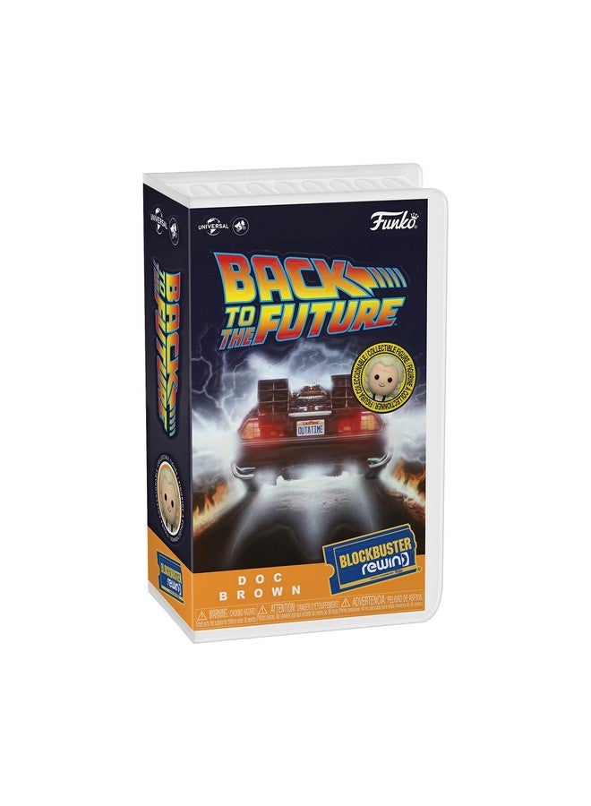 Funko Rewind: Back to The Future - Doc Dr. Emmett Brown - 1/6 Odds for Rare Chase Variant - (Styles May Vary) - Back to The Future - Collectable Vinyl Figure - Gift Idea - Official Merchandise - Image 1