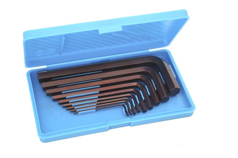 REES52 REES52 KM9V Steel Metric Allen Key Set Black Finish Box Packing Pack of 9