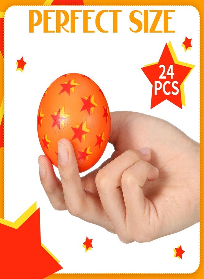 Vertintong Anime Theme Birthday Party Decorations 24 Pcs Stress Balls Orange and Red Stress Ball for Anime Cartoon Star Themed Birthday Game Party Supplies Relief Gifts for Coworkers Classroom Prizes - Image 4