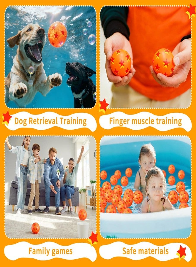 Vertintong Anime Theme Birthday Party Decorations 24 Pcs Stress Balls Orange and Red Stress Ball for Anime Cartoon Star Themed Birthday Game Party Supplies Relief Gifts for Coworkers Classroom Prizes - Image 3