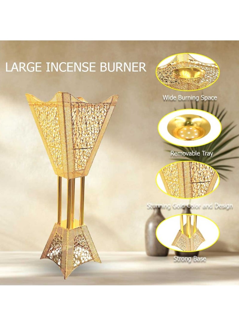 Bakhoor BoSidin High Quality Large Oud Burner 100 cm Tall Incense Mabkhara for Home Fragrance and Decore - Image 2