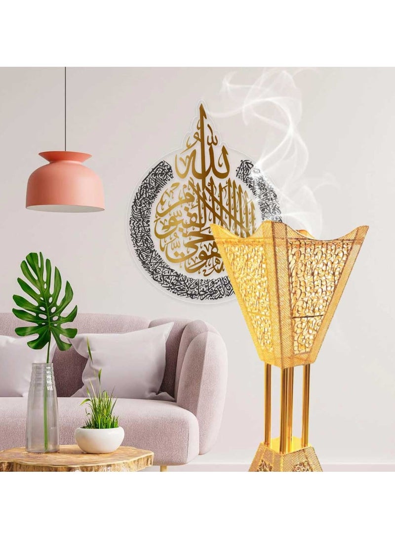 Bakhoor BoSidin High Quality Large Oud Burner 100 cm Tall Incense Mabkhara for Home Fragrance and Decore - Image 4