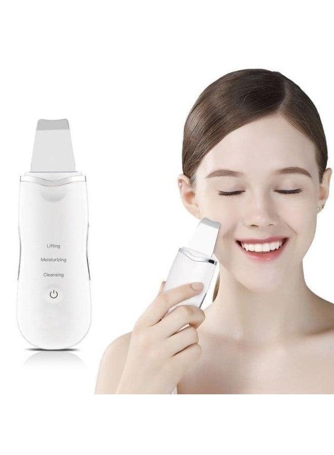 جهاز تنظيف البشرة العميق بالموجات فوق الصوتية (Ultrasonic) - مقشر الوجه لإزالة الرؤوس السوداء والدهون، جهاز محمول لإعادة حيوية الجلد وتحفيز الكولاجين، مناسب للبشرة الحساسة والدهنية. - Image 2