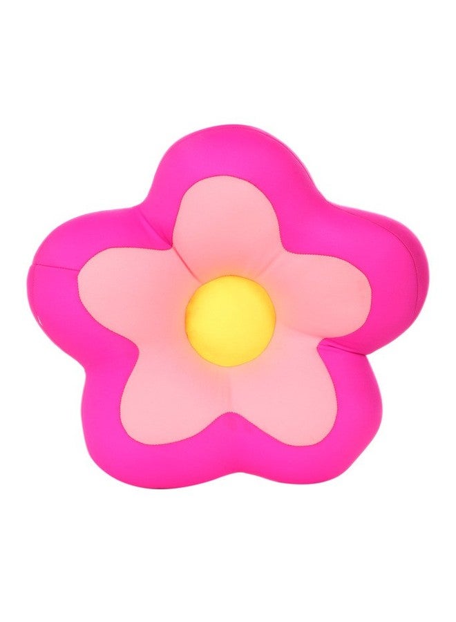 GIFTWISH Soft Stuffed Toy Pink Flower Lycra Soft Toy for Baby Boy/Girl/Kid/Babies/Person - 30 X 30 cm