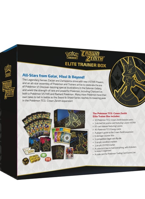 Pokemon Pokemon : Crown Zenith Elite Trainer Box | Best Price UAE | Dubai, Abu Dhabi Pokemon Pokemon : Crown Zenith Elite Trainer Box | Best Price UAE | Dubai, Abu Dhabi