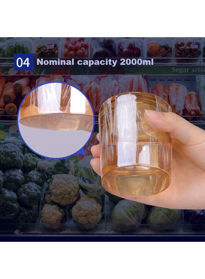 Yessel Yizhixuan Cling Film, 25cm X 300m, Commercial Large Roll, For Food, Fresh Produce, Supermarket, Catering, Disposable Kitchen Pvc Wrapping Film - Image 3