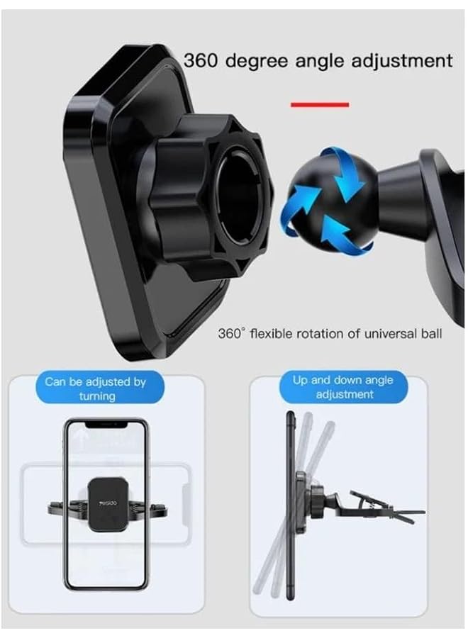 Green Tiger Yesido CAR PHONE HOLDER MAGNETIC CD SLOT PHONE HOLDER - Image 5