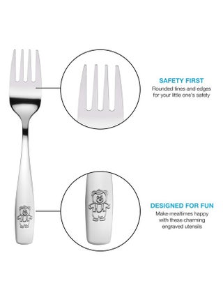 9 Piece Stainless Steel Kids Cutlery, Child and Toddler Safe Flatware, Kids Silverware, Kids Utensil Set Includes 3 Knives, 3 Forks, 3 Spoons, Total of 3 Place Settings, Ideal for Home and Preschools - pzsku/Z8BB9B1EC4E6DADAFB951Z/45/1747743434/8268005d-42cf-48d3-a4e1-fdd3effa7f0f