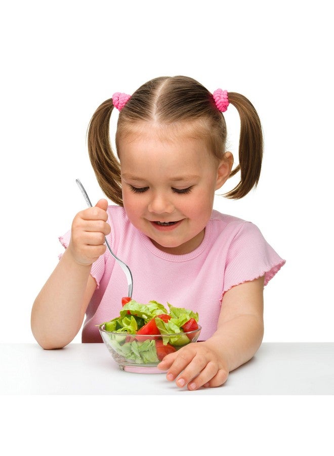 9 Piece Stainless Steel Kids Cutlery, Child and Toddler Safe Flatware, Kids Silverware, Kids Utensil Set Includes 3 Knives, 3 Forks, 3 Spoons, Total of 3 Place Settings, Ideal for Home and Preschools