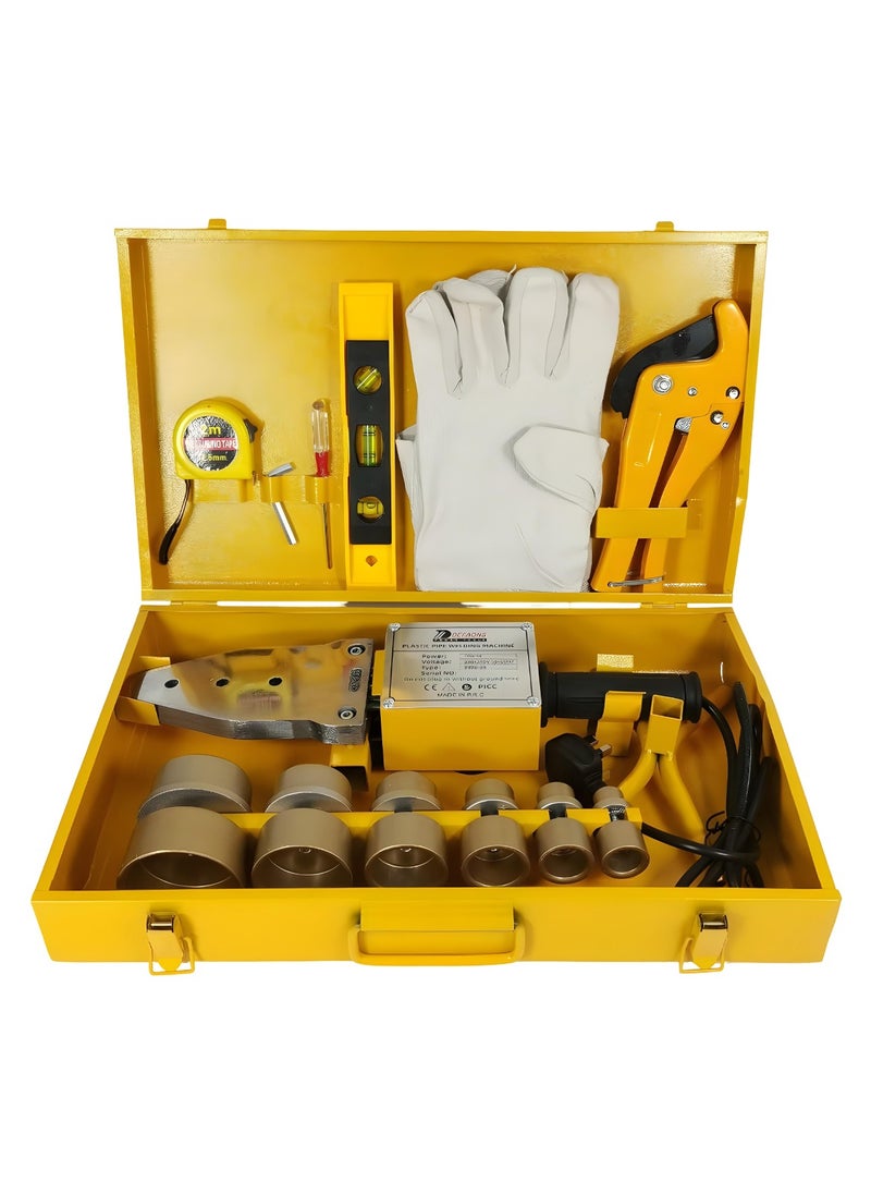 DEFAONS DEFAONS ZT20-63 PPR Pipe Welding Machine Set 20-63mm 2000W, Adjustable Temperature 0-300°C, Iron Case, Complete Welding Tool Kit with Sockets, Gloves, Cutter, Measuring Tape  - Image 2