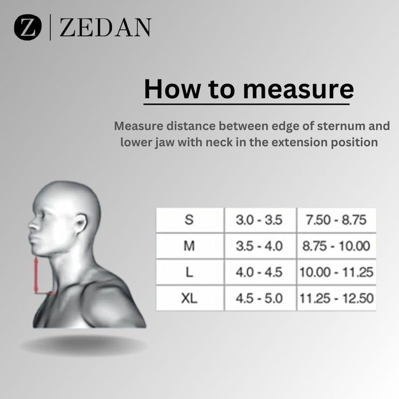 ZEDAN Soft Foam Universal Cervical Collar | Adjustable Neck Support Brace | For Sleeping - Relieves Neck Pain & Spine Pressure | Neck Collar After Whiplash or Injury | For Women & Men - (XL, Grey) - Image 5