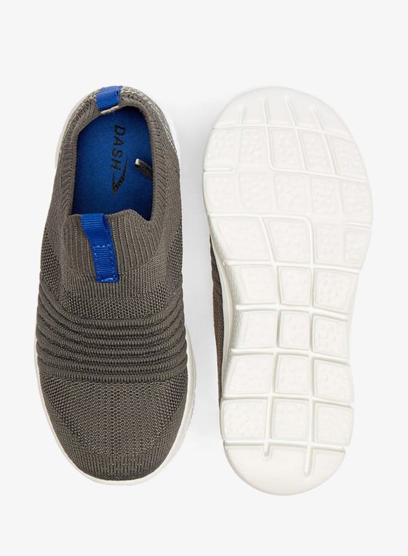Dash Boys Textured Slip-On Lightweight Sports Shoes - Image 4