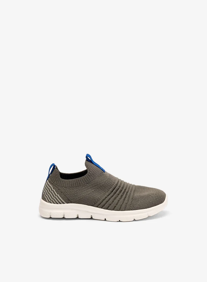 Dash Boys Textured Slip-On Lightweight Sports Shoes