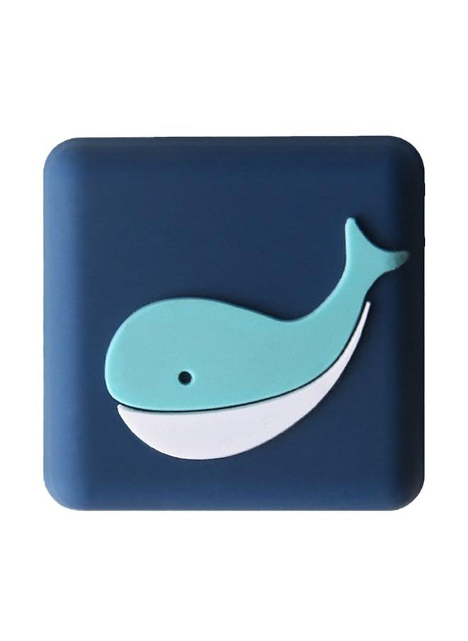 Thoraya Door Handle Bumper Cartoon Prevents Collision Self Adhesive Thickened Silent Door Handle Stopper for Door Refrigerator Furniture Whale  - Image 1