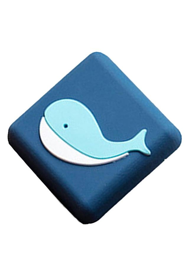 Thoraya Door Handle Bumper Cartoon Prevents Collision Self Adhesive Thickened Silent Door Handle Stopper for Door Refrigerator Furniture Whale  - Image 4