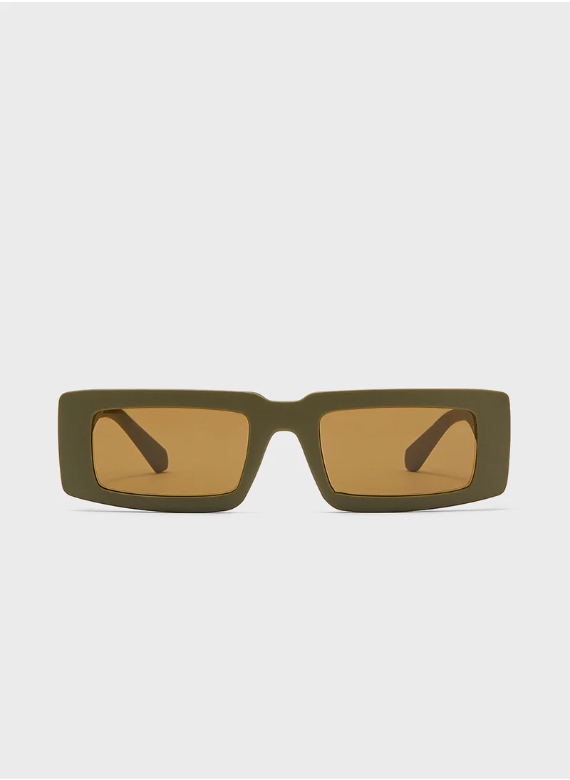 Calvin Klein Jeans Rectangle Sunglasses