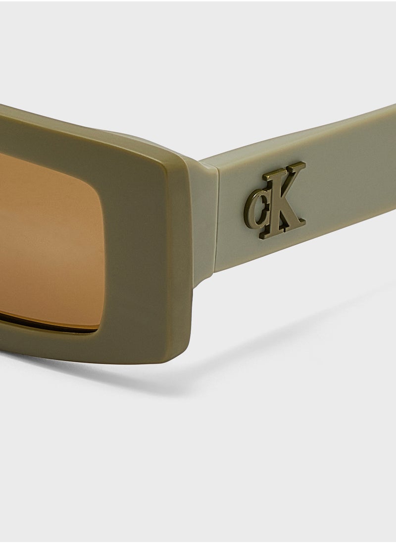 Calvin Klein Jeans Rectangle Sunglasses  - Image 4