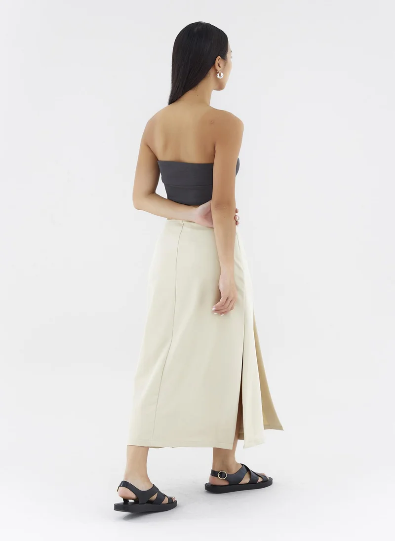 The Editor's Market Mayce Mid-Rise Pleated Skirt