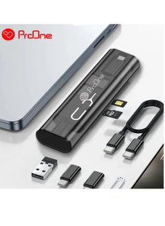 ProOne ProOne USB Cable Conversion Storage Box, Multi-type Charging Cable Converter, Micro Data Transfer Tool, PD 60W Charging and Data Transfer Cable Kit, Sim Card Tray Eject Tool and Slots  - Image 4
