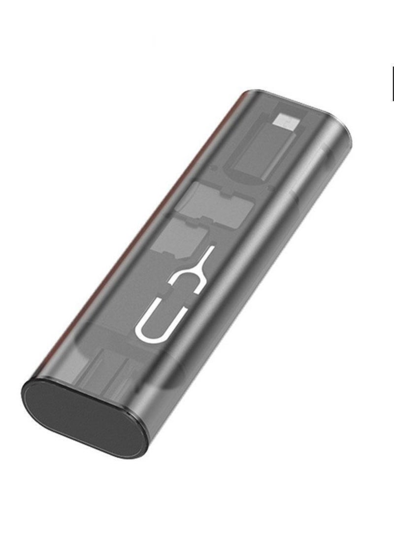 ProOne - ProOne USB Cable Conversion Storage Box, Multi-type Charging Cable Converter, Micro Data Transfer Tool, PD 60W Charging and Data Transfer Cable Kit, Sim Card Tray Eject Tool and Slots - Image 1