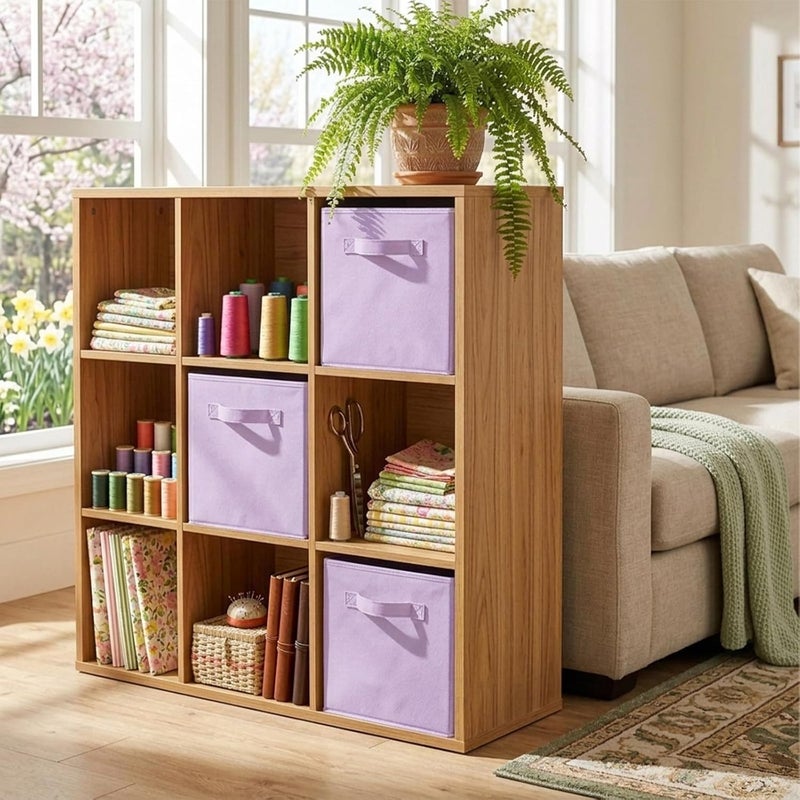 PowerKing Cube Storage Boxes, Foldable Fabric Storage Bins And Cloth Storage Organizer Drawer For Shelves, Closet And Toys Storage, 33 X 33 X 33 CM - Image 2
